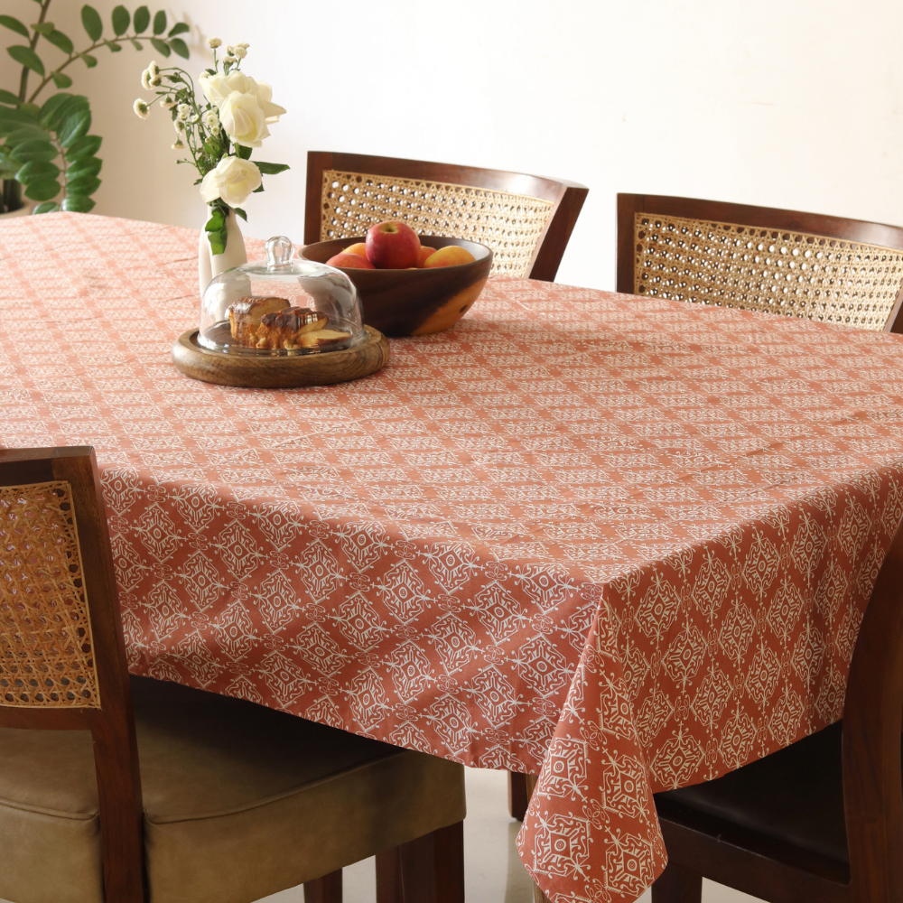 Agra Red Tablecloth