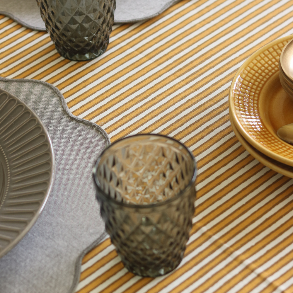 Ochre Mirage Tablecloth