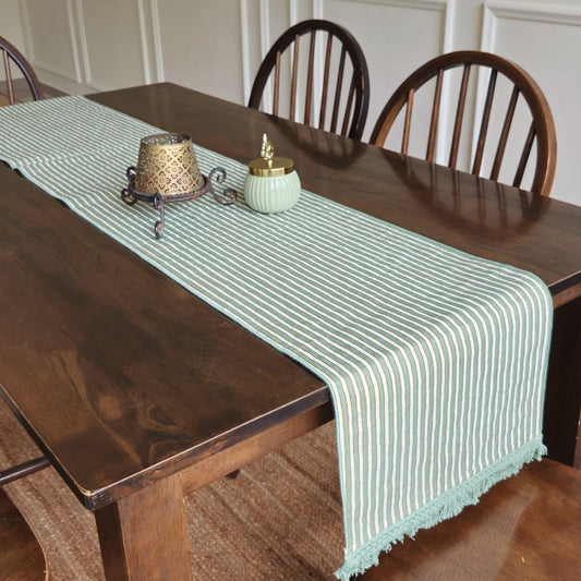 Persian Garden Reversible Runner Green & Tan