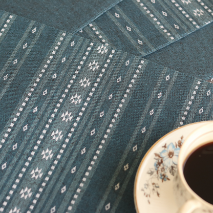 Woven Aegean Blue Placemats