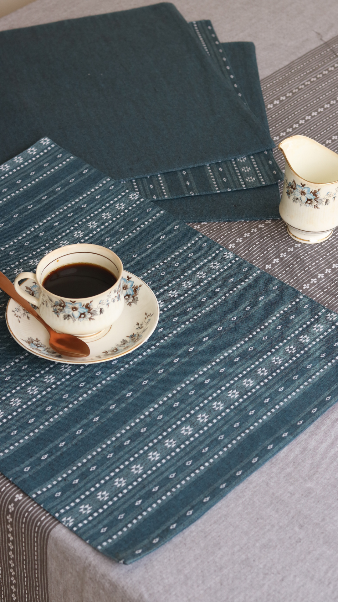 Woven Aegean Blue Placemats