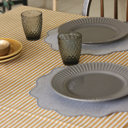 Ochre Mirage Tablecloth