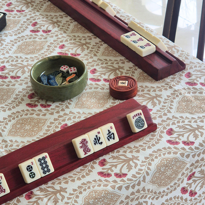 Sweet Almond Mahjong Tablecloth
