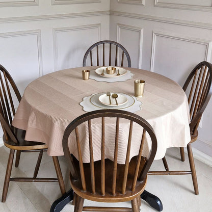 Cinnamon Cream Tablecloth Beige