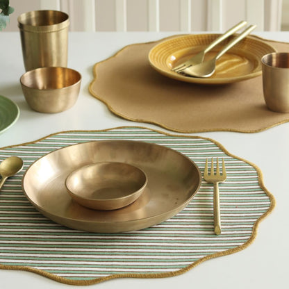 Sage Mirage & Tan Placemats