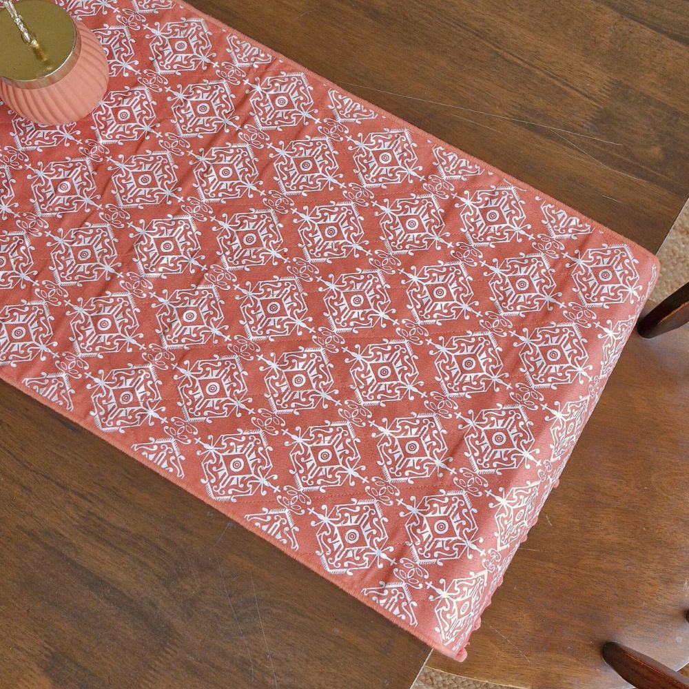 Agra Red Reversible Runner