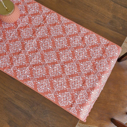Agra Red Reversible Runner