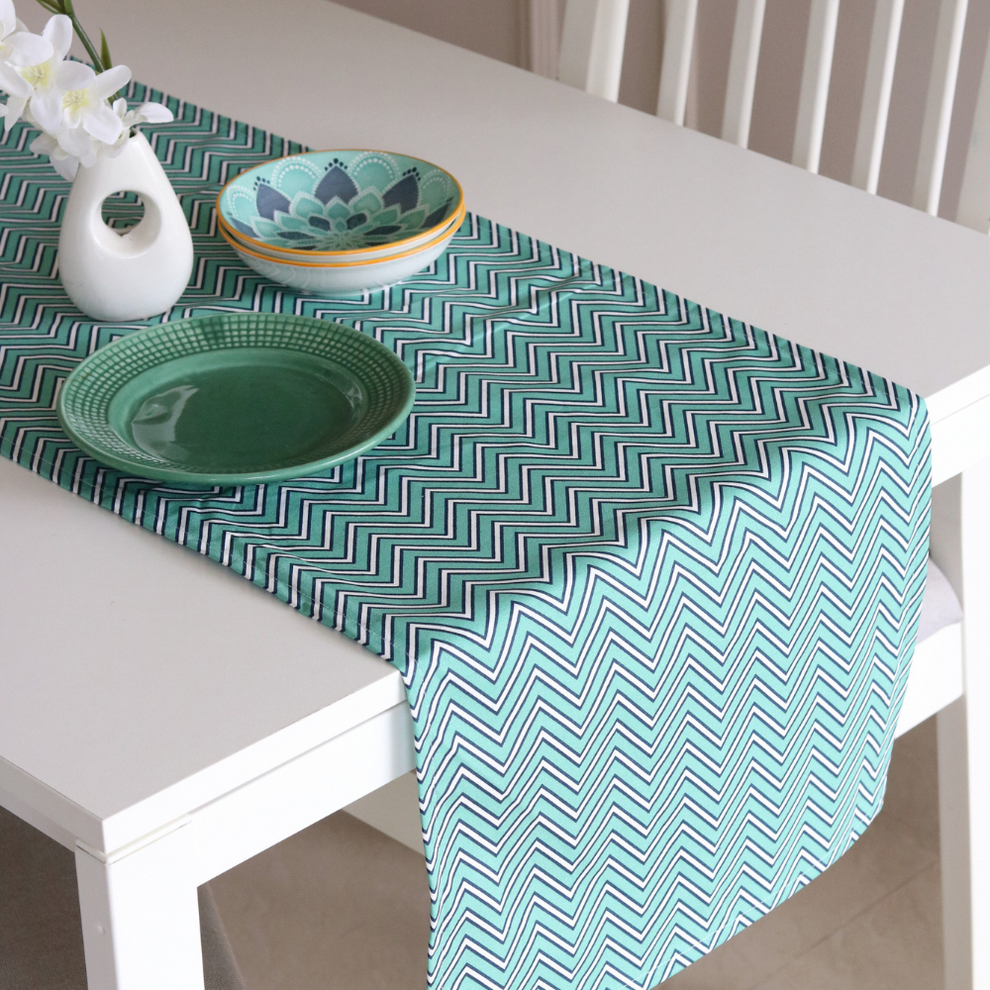 Wipeable & Anti-Slip Cotton Table Runners | The Yard House
