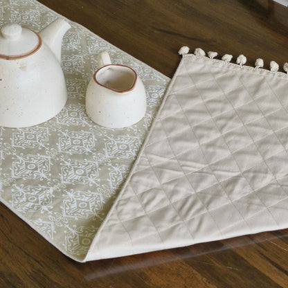Dholpur Beige Reversible Runner