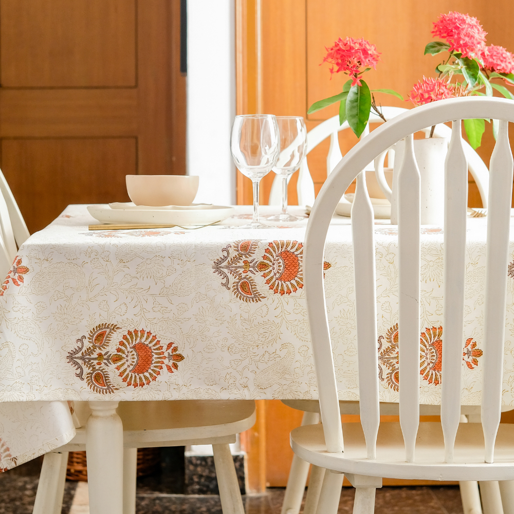 Tangerine Tablecloth