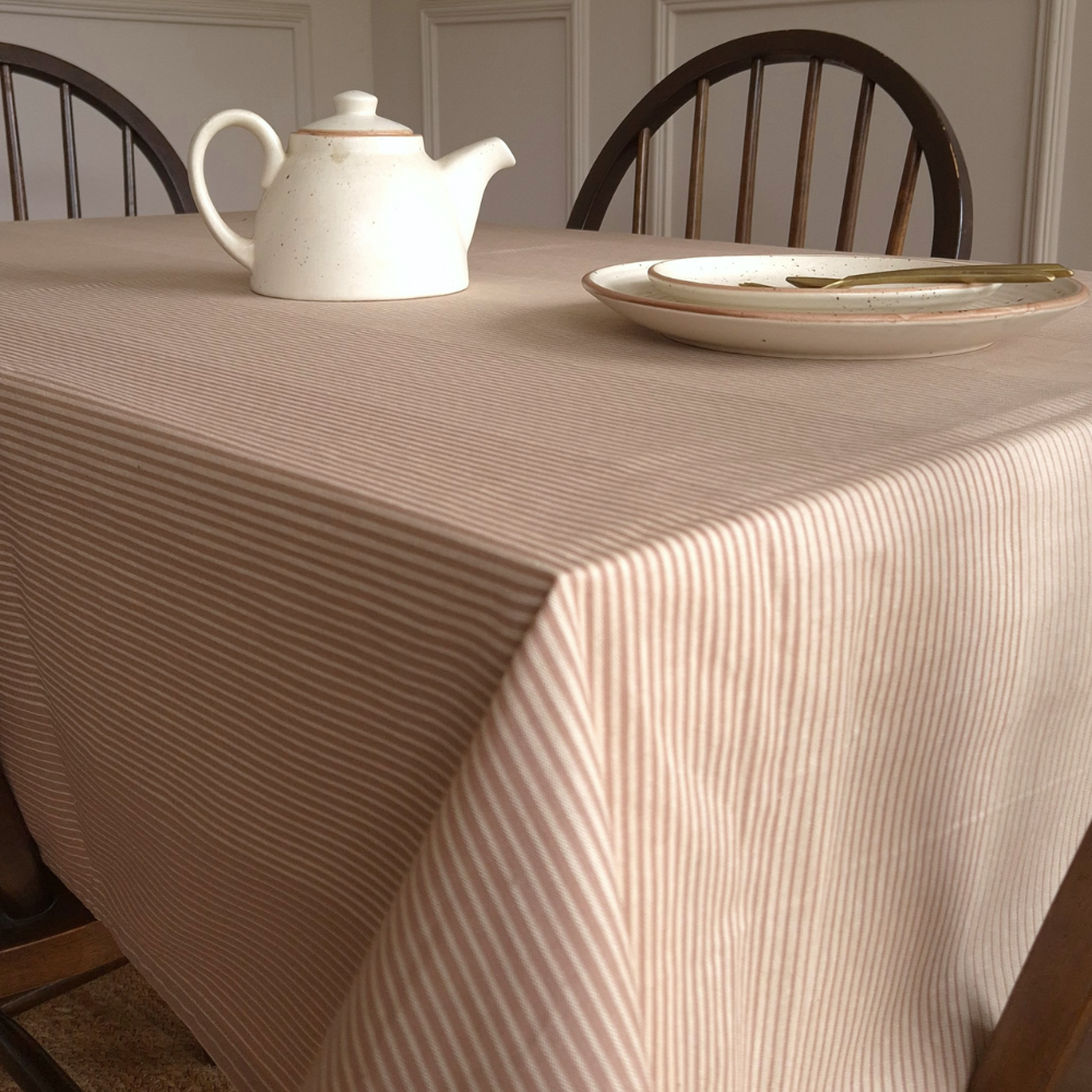 Cinnamon Cream Tablecloth