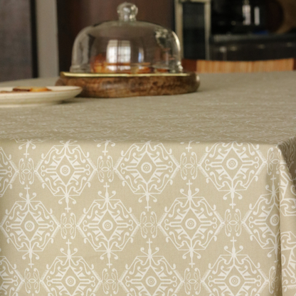 Dholpur Beige Tablecloth