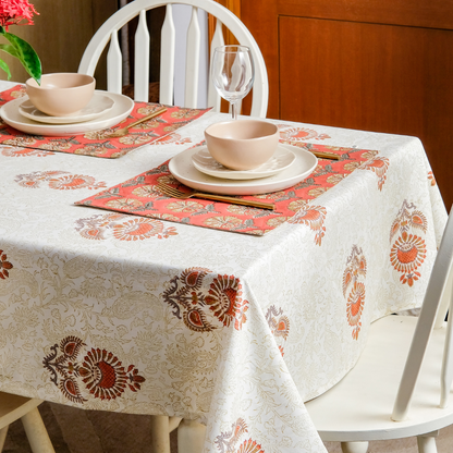 Tangerine Tablecloth