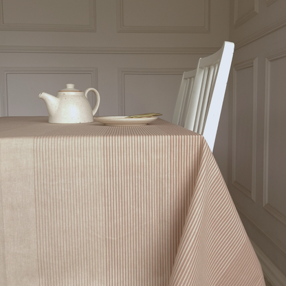 Cinnamon Cream Tablecloth