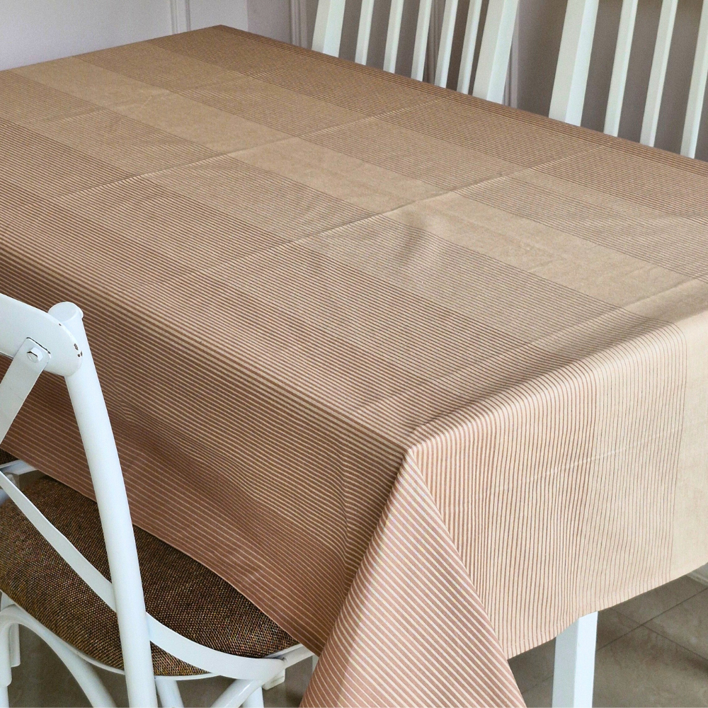 Cinnamon Cream Tablecloth