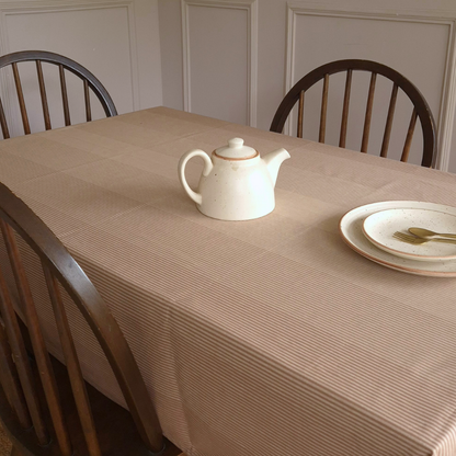 Cinnamon Cream Tablecloth