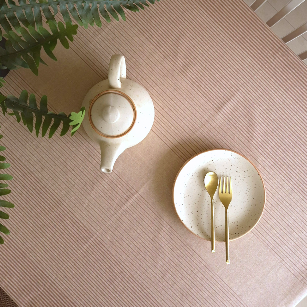 Cinnamon Cream Tablecloth