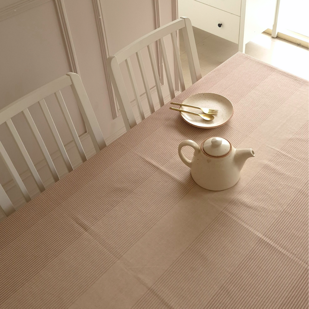 Cinnamon Cream Tablecloth