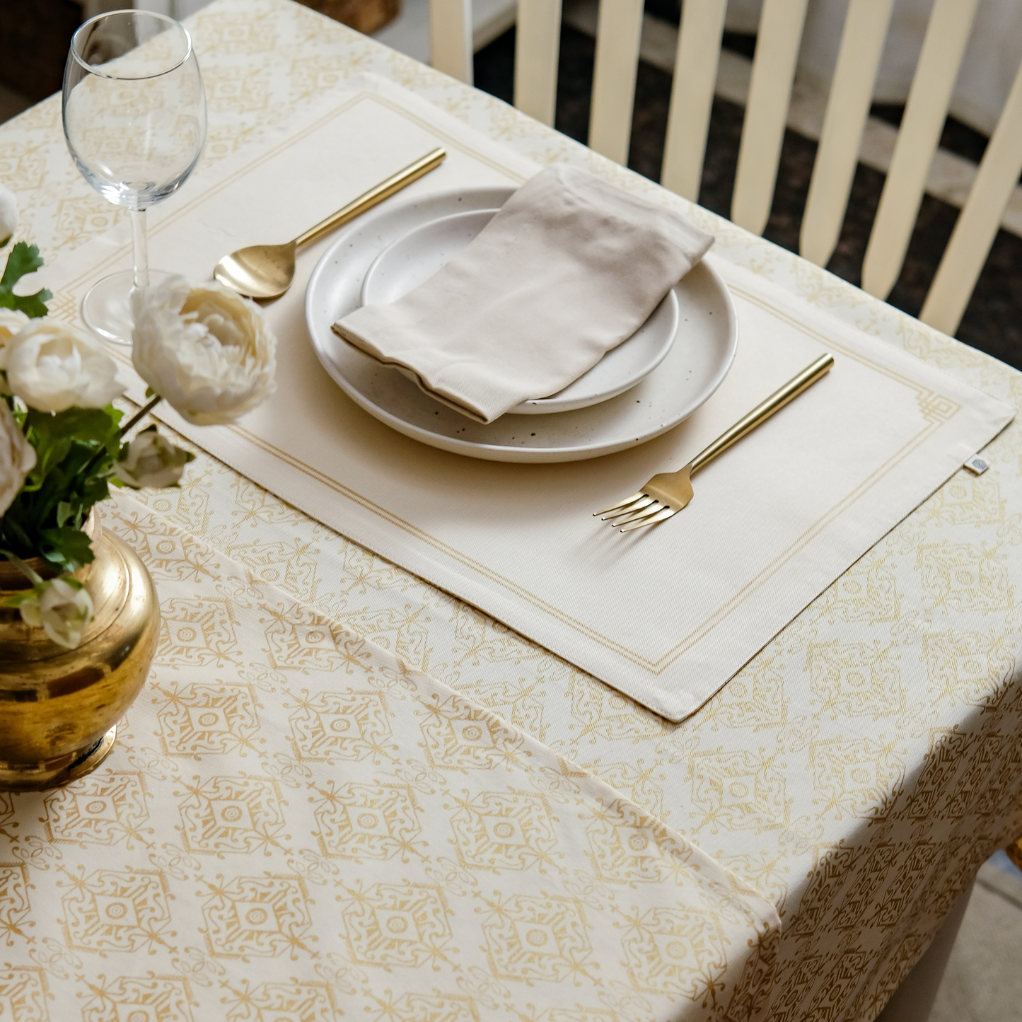 Golden Citrine Tablecloth