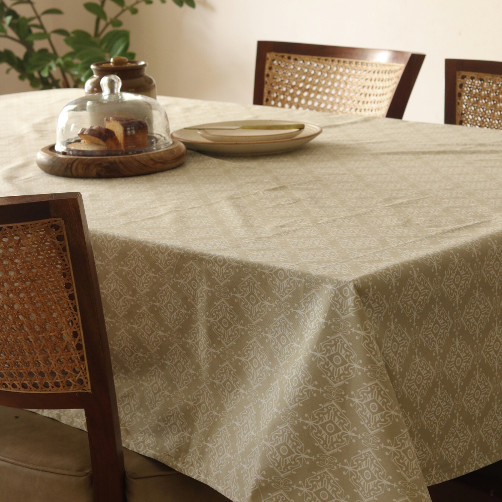 Dholpur Beige Tablecloth