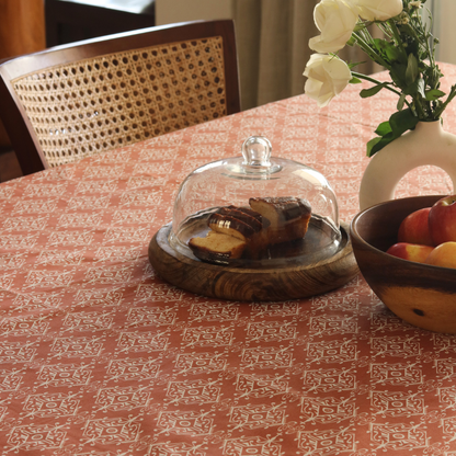 Agra Red Tablecloth