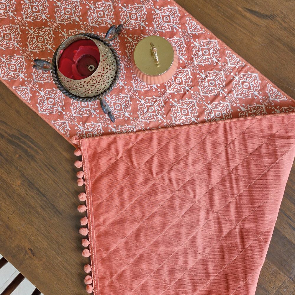 Agra Red Reversible Runner