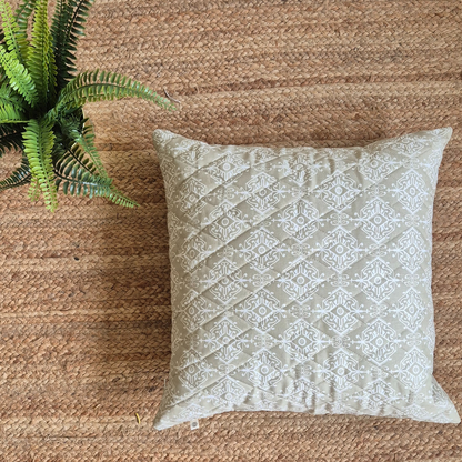 Dholpur Beige Cushion Cover Dholpur Beige