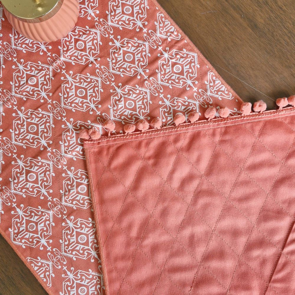 Agra Red Reversible Runner