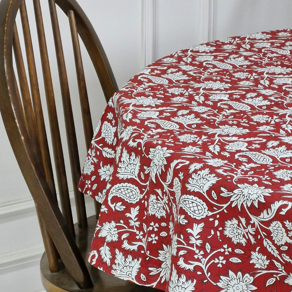 All Over Red Tablecloth