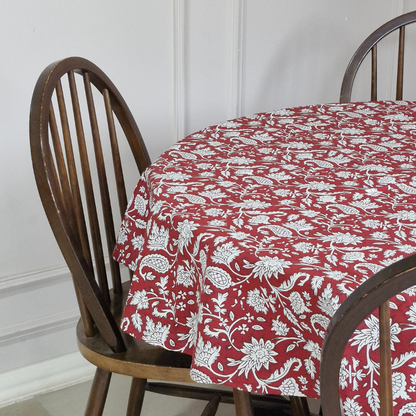 All Over Red Tablecloth