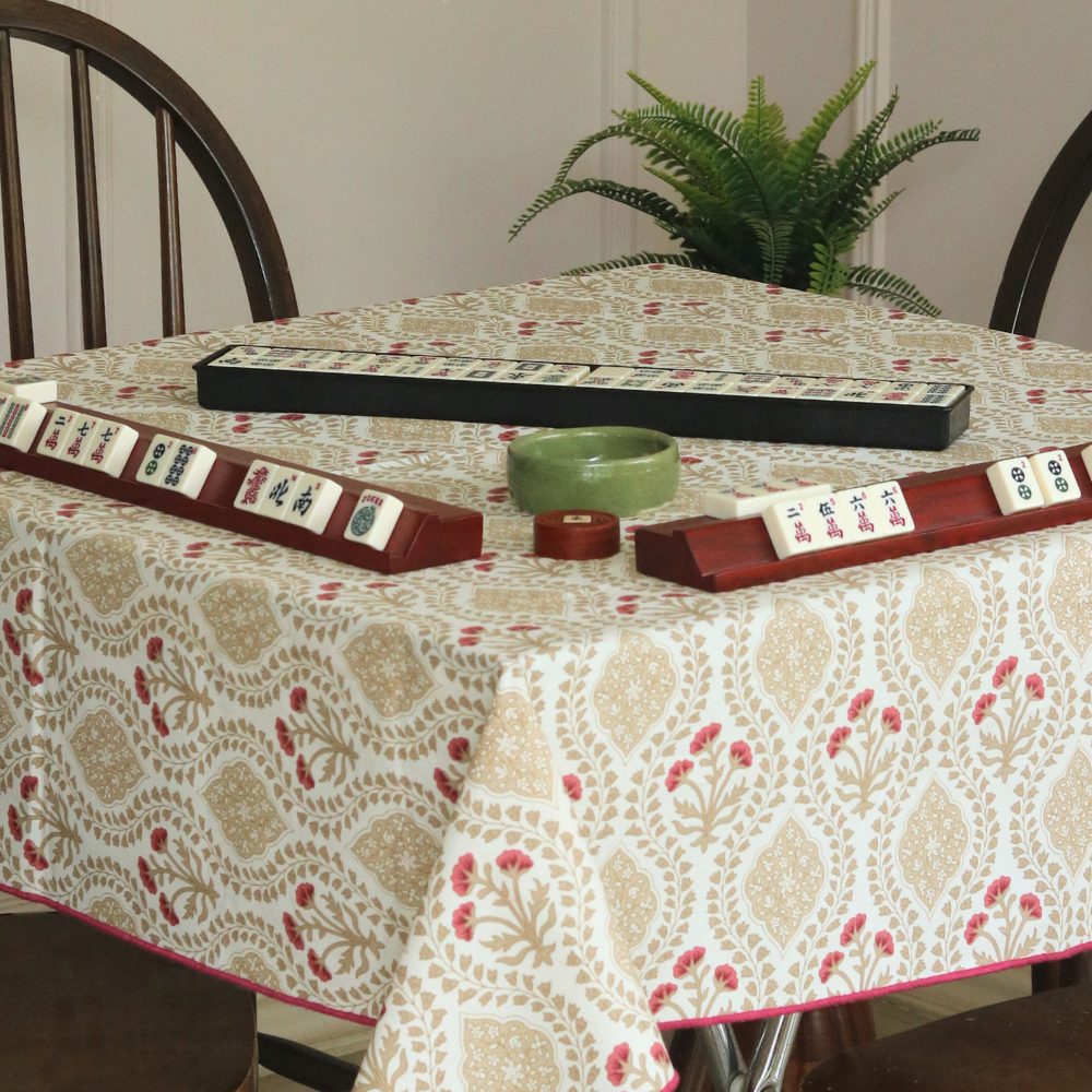 Sweet Almond Mahjong Tablecloth