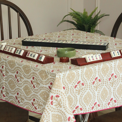 Sweet Almond Mahjong Tablecloth