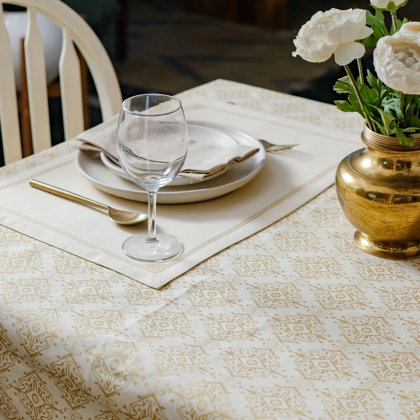 Golden Citrine Tablecloth