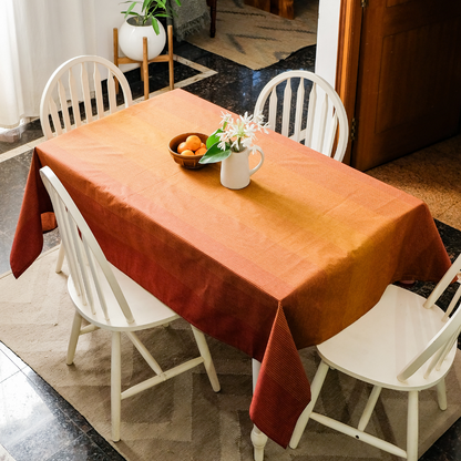 Serene Sunset Tablecloth Red