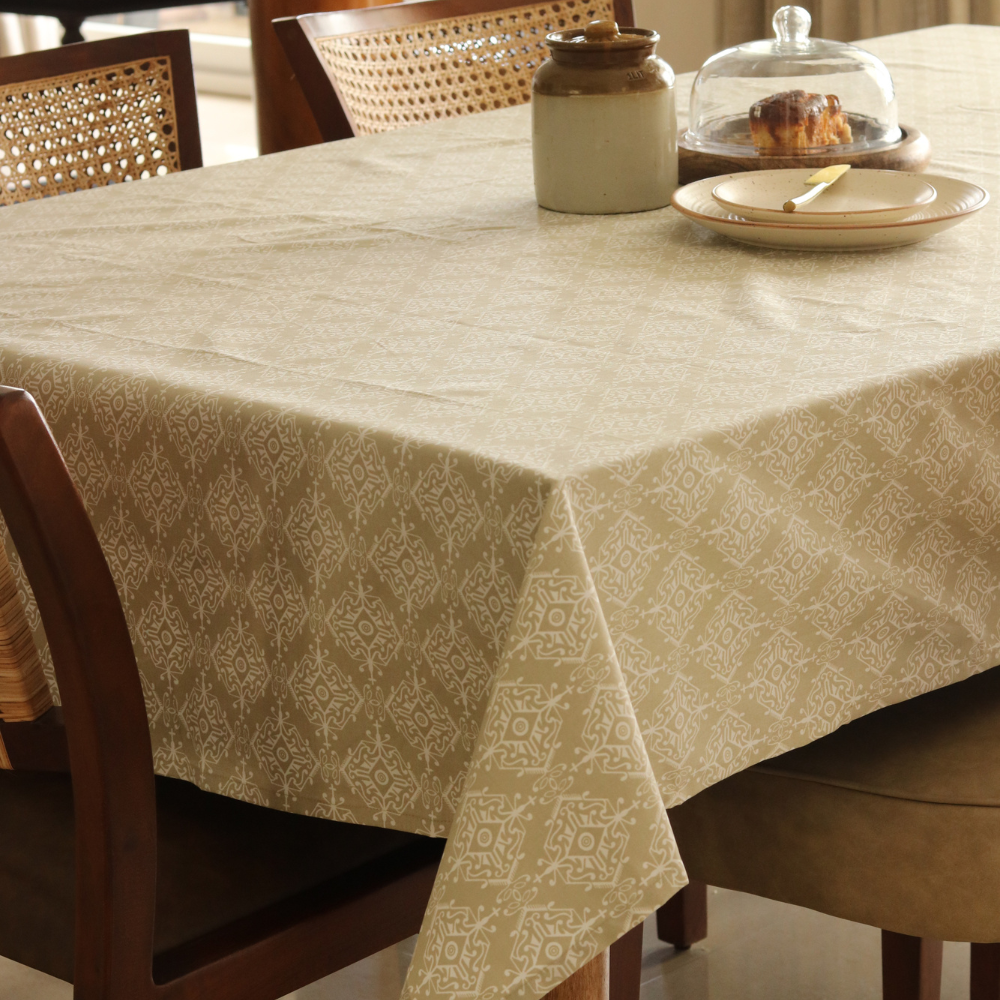 Dholpur Beige Tablecloth