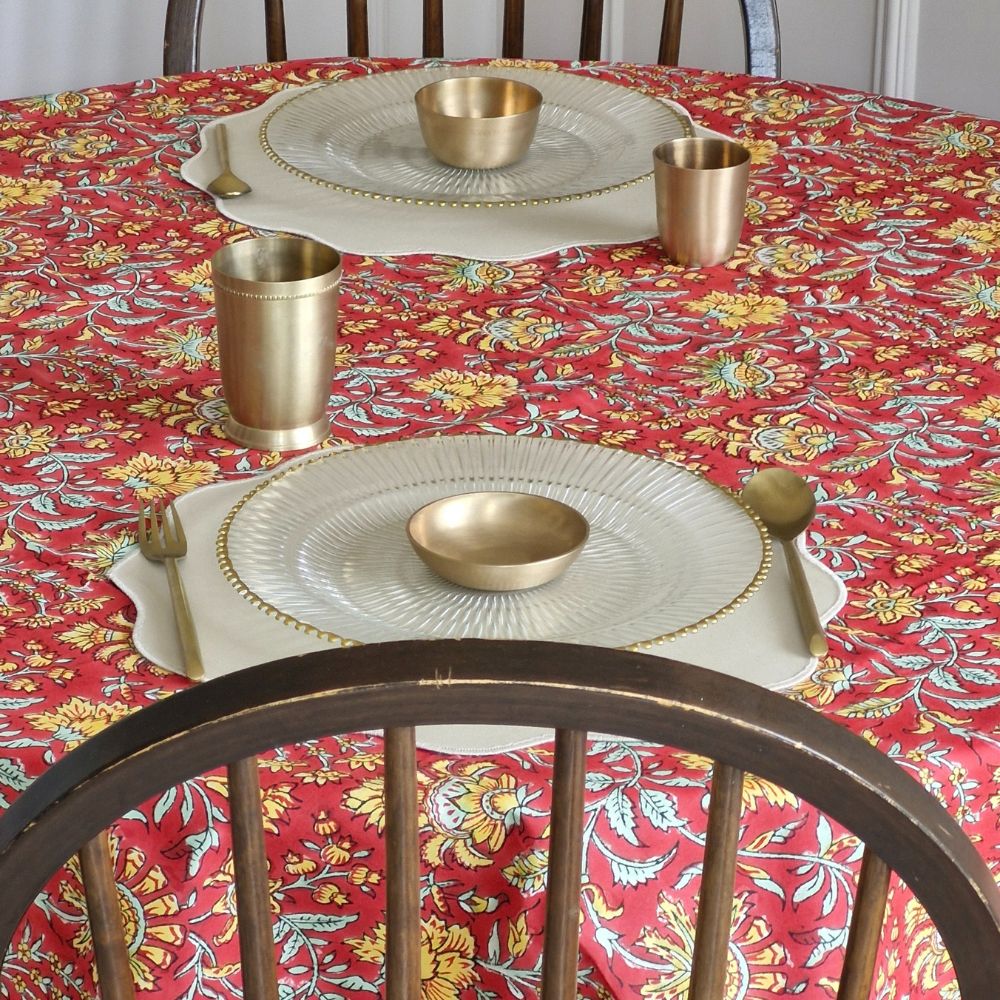 Acres Wild - Wipeable & Anti-Slip Cotton Tablecloth