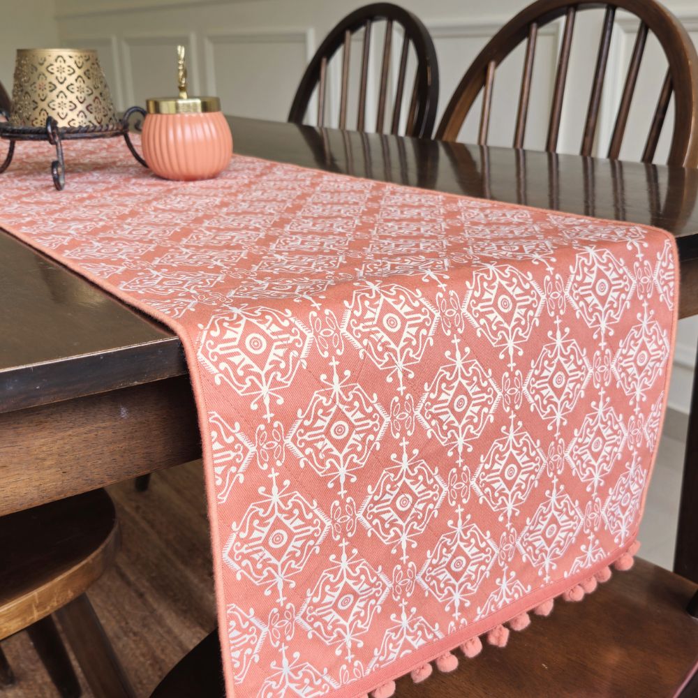 Agra Red Reversible Runner