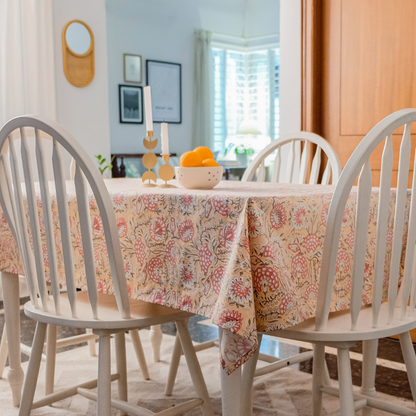 Blushing Meadows Tablecloth - Deep Tone