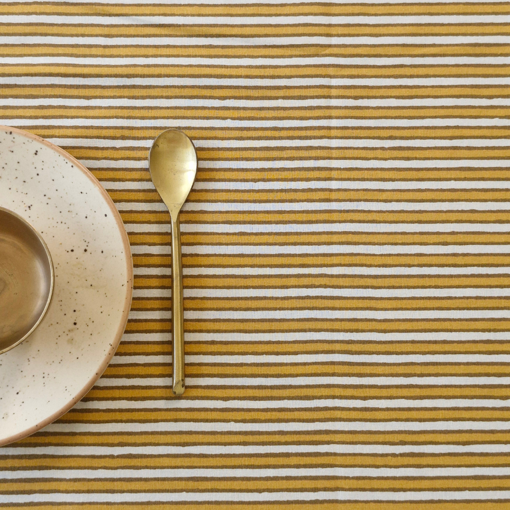 Ochre Mirage Tablecloth