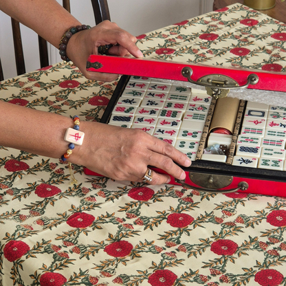 Field of Poppies Mahjong Tablecloth