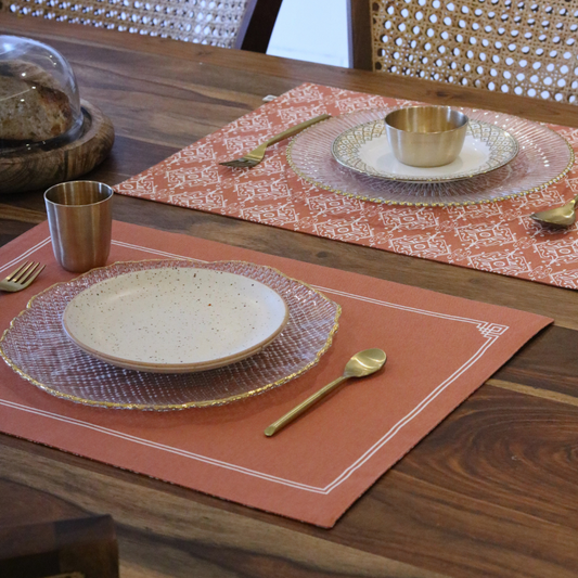 Agra Red Placemats