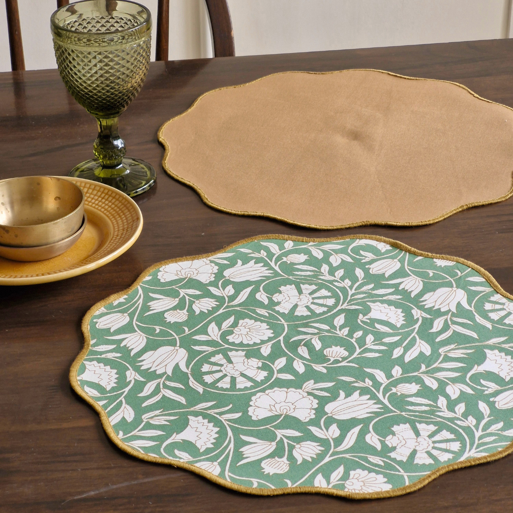 Forest Pine & Tan Placemats