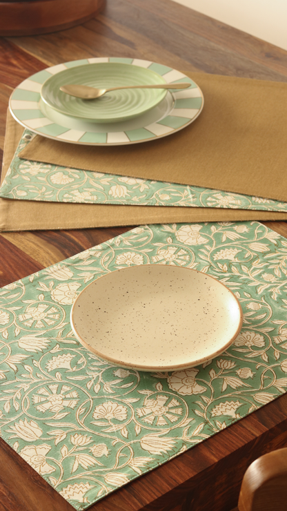 Forest Pine & Tan Placemats