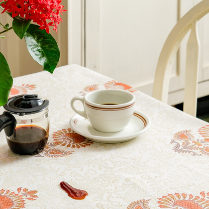 Tangerine Tablecloth