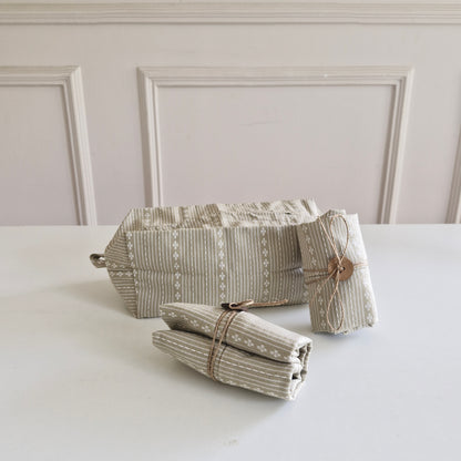 Tuck & Go Pouch - Woven Desert Sand