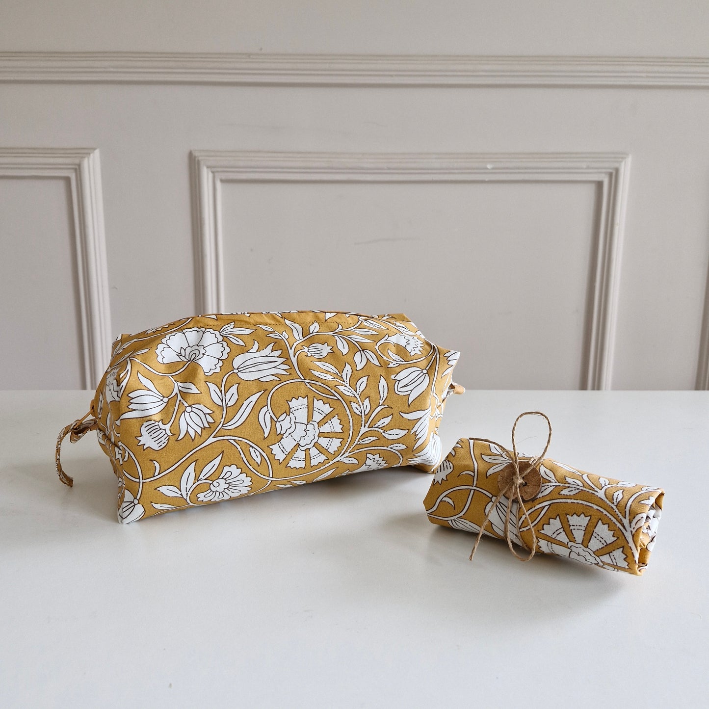 Tuck & Go Pouch - Mustard Fields
