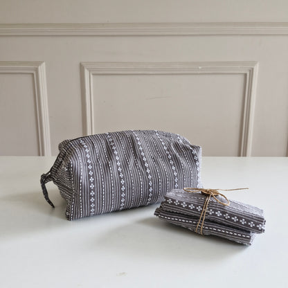Tuck & Go Pouch - Woven Winter Grey