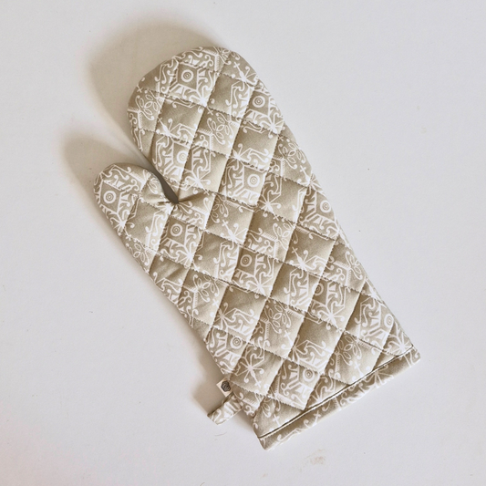 Oven Mitten / Glove - Dholpur Biege