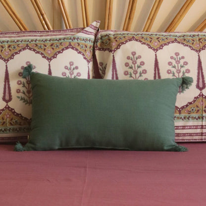 Teal Cotton Cushion