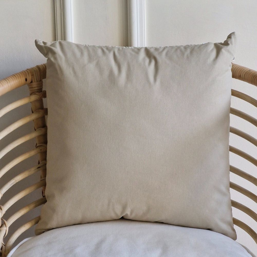 Dholpur Beige Cushion Cover